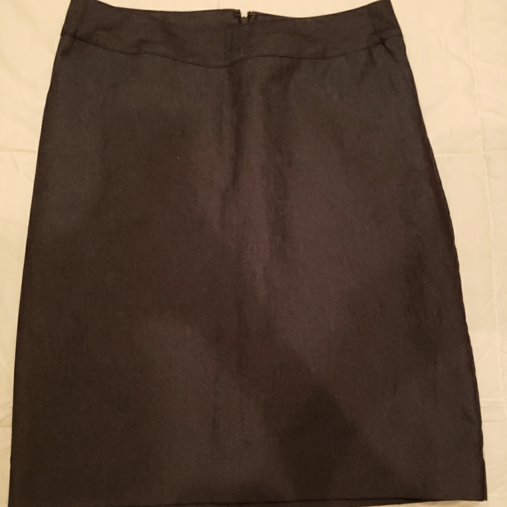 Merona Dark Jean (color) Pencil Skirt - Size 2